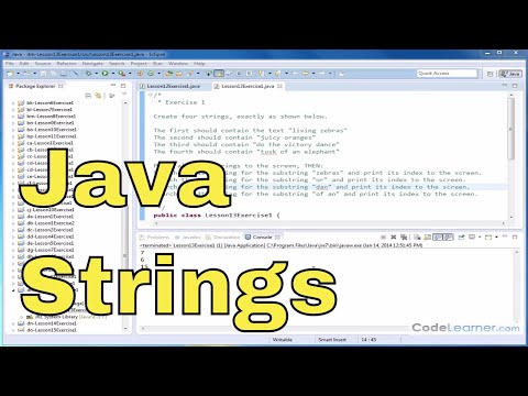 Learn Java Exercise 13x Search Strings For A Substring In Java