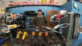 REVIEWING POPULAR ANGLE GRINDERS BRANDS DEWALT, MAKITA, RIDG