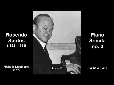 Rosendo Santos - Piano Sonata no. 2 (1985)