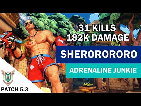 31Kills 182K Damage sherorororo Koga Competitive (Master) ADRENALINE JUNKIE