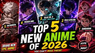 Top 5 Best New Anime Of 2026 You Can’t Miss 🔥