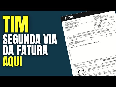 Vídeo: Fatura TIM: como acessar 2ª via e histórico de contas