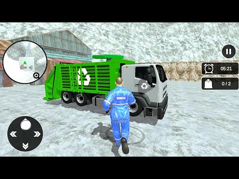 Offroad Garbage Truck: Dump Truck Driving Games Android Gameplay #1