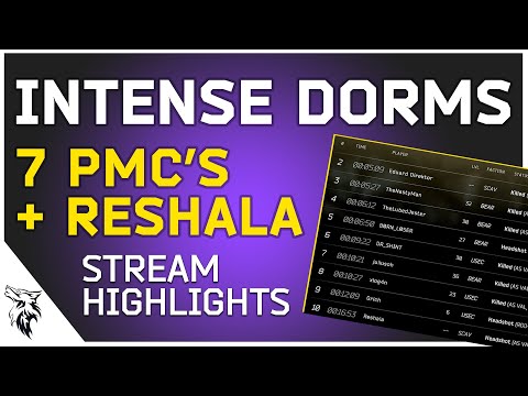 The Most Intense Dorms Fighting Ever! 7 PMC Kills + Rashala! Full Raid | Escape From Tarkov