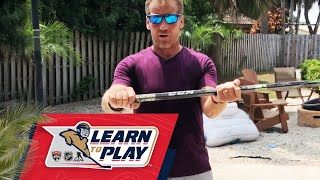 How to Hold a Hockey Stick | Learn to Play at Home with Bill Lindsay