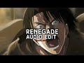 Aaryan Shah - renegade sped up |tell your friend she's next in line | edit audio