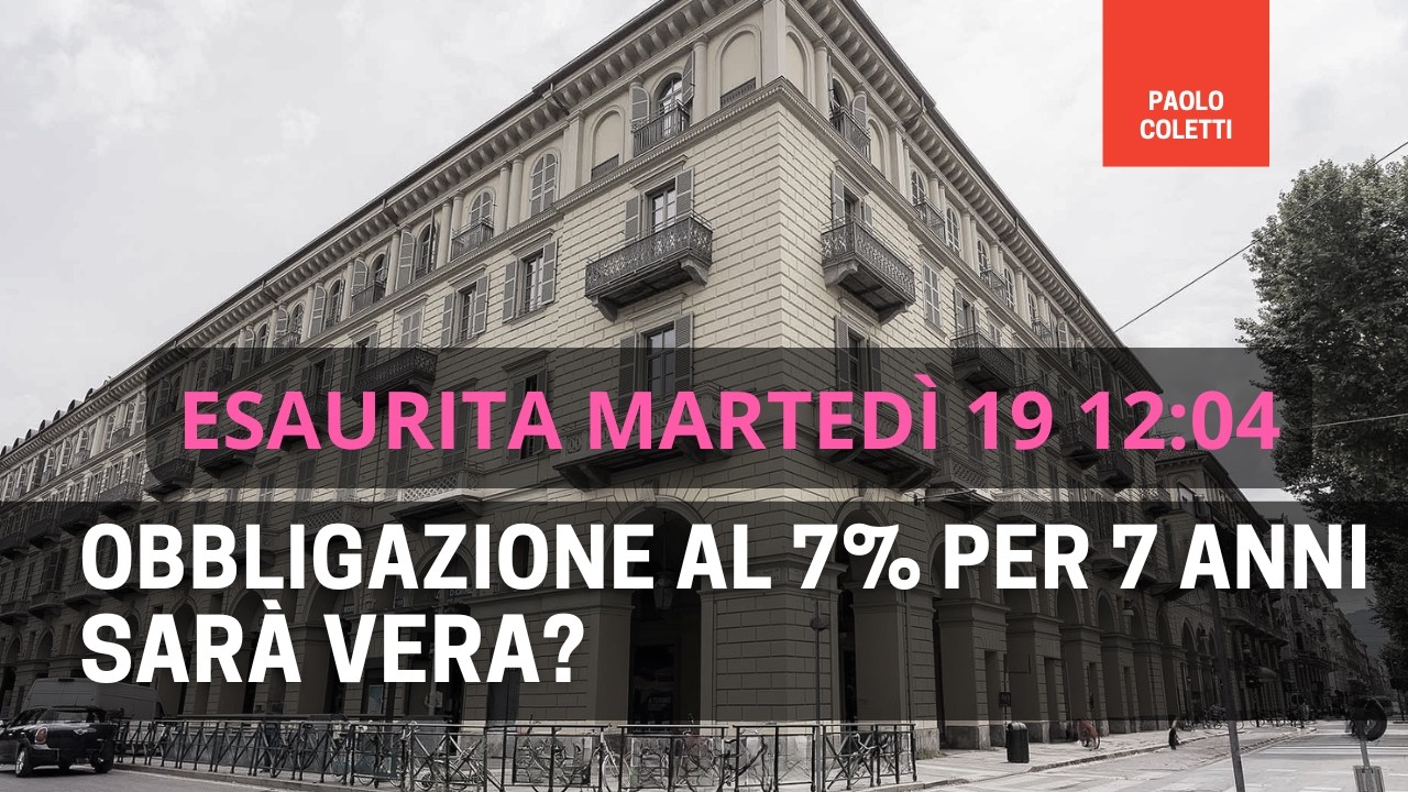 Da lunedì 18/5 su Borsa Italiana obbligazione IPI 7% minino, 5% + EURIBOR12M | ISIN IT0005707747