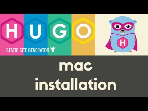 Installing Hugo on Mac | Hugo Static Site Generator | Tutorial 3