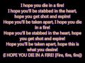 The Living Tombstone Ft EileMonty Orko Die In A Fire FNAF 3 Song Unofficial Lyric Video