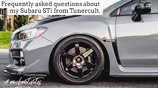 Frequently Asked Questions about my car from Tuner cult.