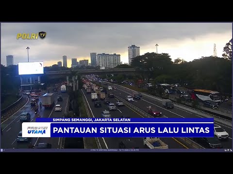 NTMC POLRI - PANTAUAN ARUS LALU LINTAS SORE 11/12/2025
