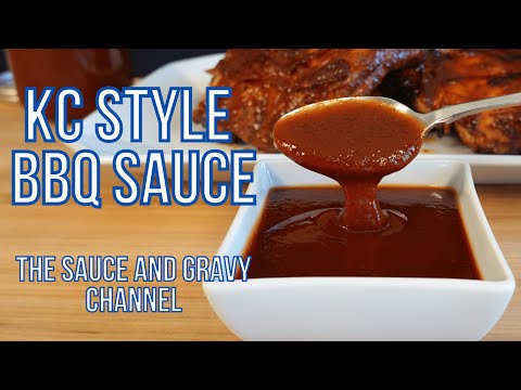 KC Style BBQ Sauce | Sweet Smoky and Spicy Barbecue Sauce | Homemade BBQ Sauce | Easy Barbecue Sauce