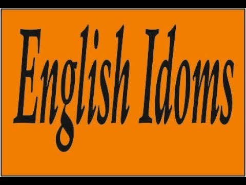English 20 Idioms with meaning