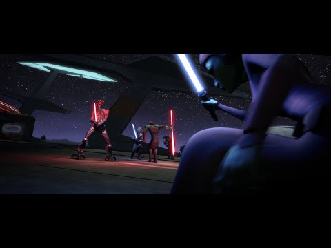 Darth Maul and Savage Opress killing two Jedis Knights [1080p]