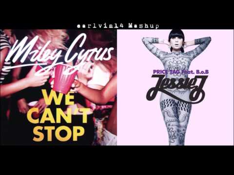 We Can't Stop vs Price Tag Mashup - Miley Cyrus ft Jessie J