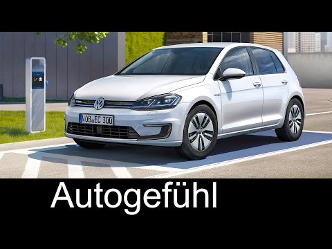 VW Volkswagen e-Golf Facelift 300 km range update Exterior/Interior review new neu - Autogefühl