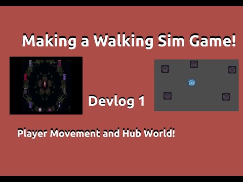 Making A Walking Sim game!!| Devlog 1