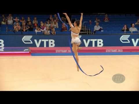 Uzume KAWASAKI (JPN) 2015 Rhythmic Worlds Stuttgart - Qualifications Ribbon