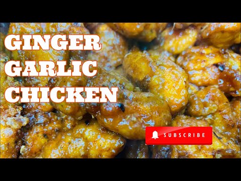 Jamaican Style Tasty GARLIC & GINGER“ CHICKEN Dinner Recipe