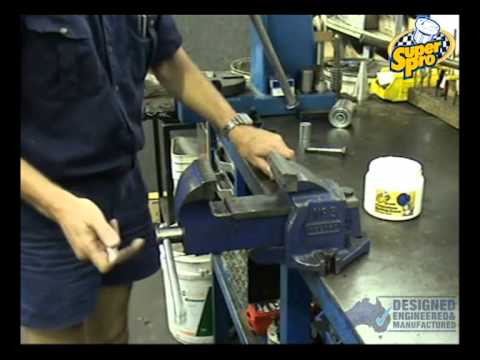 SuperPro - Installing a cotton reel style bushing using a vice