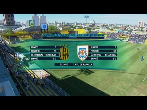 Fútbol en vivo. Olimpo - Atl. de Rafaela. Fecha 7. Torneo de Primera División 2015. FPT.