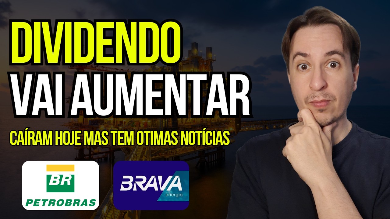 Caíram mas tem ótimas notícias: Petrobras Petr4, Dividendos e Brava Energia Brav3 || Prio3