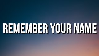 Mario Judah - Remember Your Name (Lyrics)