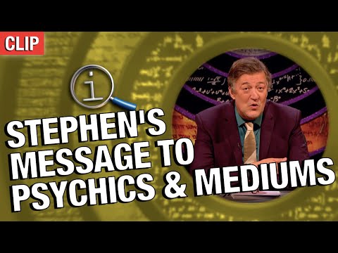 QI | Stephen's Message To Psychics And Mediums