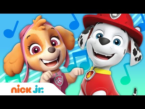Head Shoulders Knees & Toes 🎵 PAW Patrol Style! | Nursery Rhymes for Kids | Nick Jr.