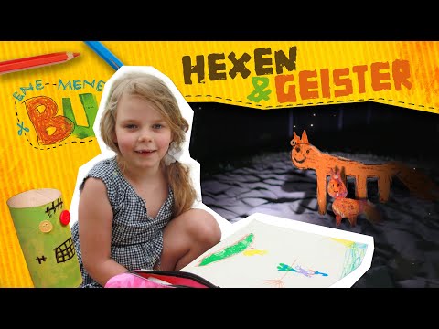 Kinder malen und basteln für Halloween: Hexen, Geister und Mumien | ENE MENE BU