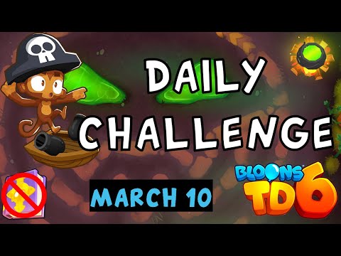 Bloons TD 6 Daily Challenge | Bombs Away!! | No Hero No MK No Powers | March 10 2023