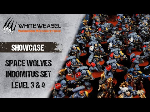 Space Wolves Indomitus set level 3&4 – Showcase