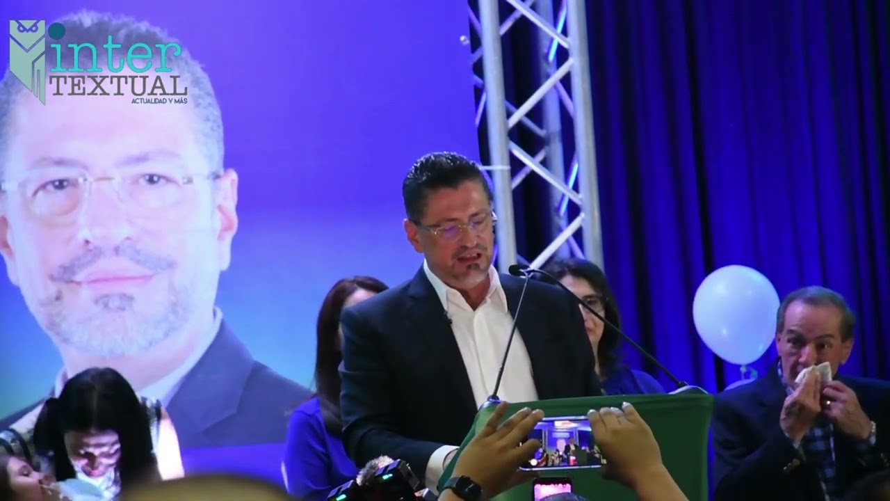 Discurso de triunfo del electo presidente Rodrigo Chaves en Costa Rica.