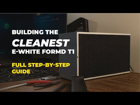 Building the Cleanest E-White FormD T1 – Full Step-by-Step Build Guide