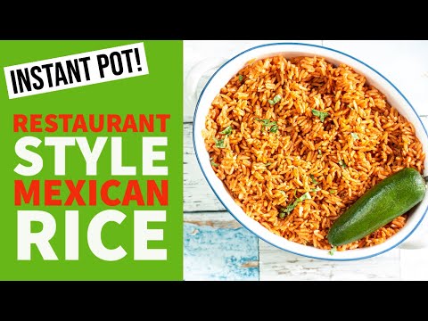 Instant Pot Mexican Rice | Restaurant Style