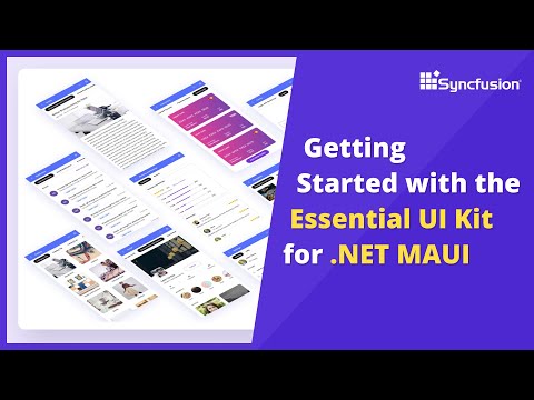 Getting Started with the Essential UI Kit for .NET MAUI