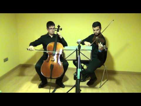 Bouree (J.S. Bach).Musical Talent,duo de cuerda
