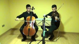 Bouree (J.S. Bach).Musical Talent,duo de cuerda
