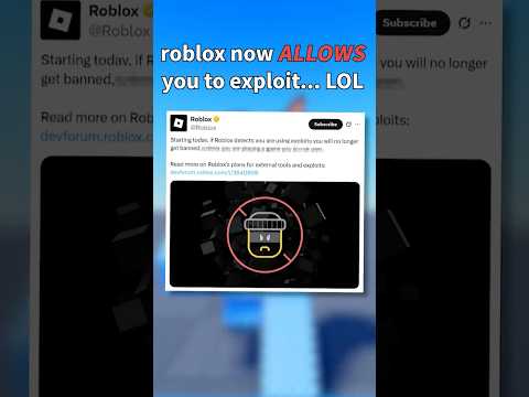 Roblox Now ALLOWS You To HACK...