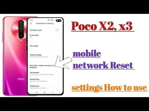 Poco X2, x3 mobile network Reset settings features || how to use