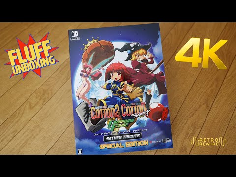 Cotton Guardian Force Saturn Tribute Special Edition Unboxing | Nintendo Switch | Retro ReWire