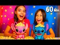 PIPOCA DO STITCH VS PIPOCA DA ANGEL 1 Hora De Video