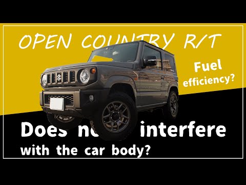 《English ver.》New Jimny, TOYO tire OPEN COUNTRY RT,Review