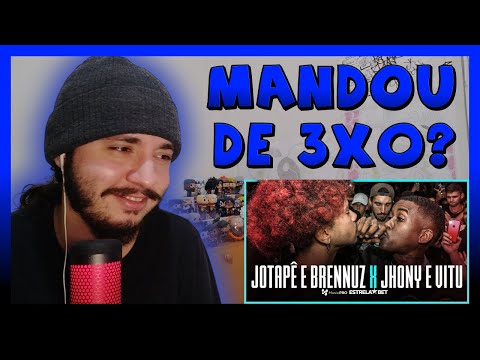 JOTAPÊ E BRENNUZ X JHONY E VITU | GRANDE FINAL | 321ª Batalha da Aldeia | REACT BAUEB