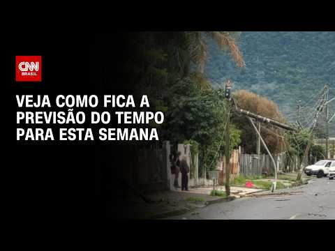 Previsão do tempo: Região Sul volta a ficar em alerta para novos temporais | CNN PRIME TIME