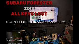 SUBARU FORESTER 2010 ALL KEYS LOST WITH PROCESS