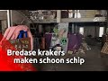 De krakers in de Bredase Catharinastraat hebben zelf maatregelen genomen om de overlast rondom hu...