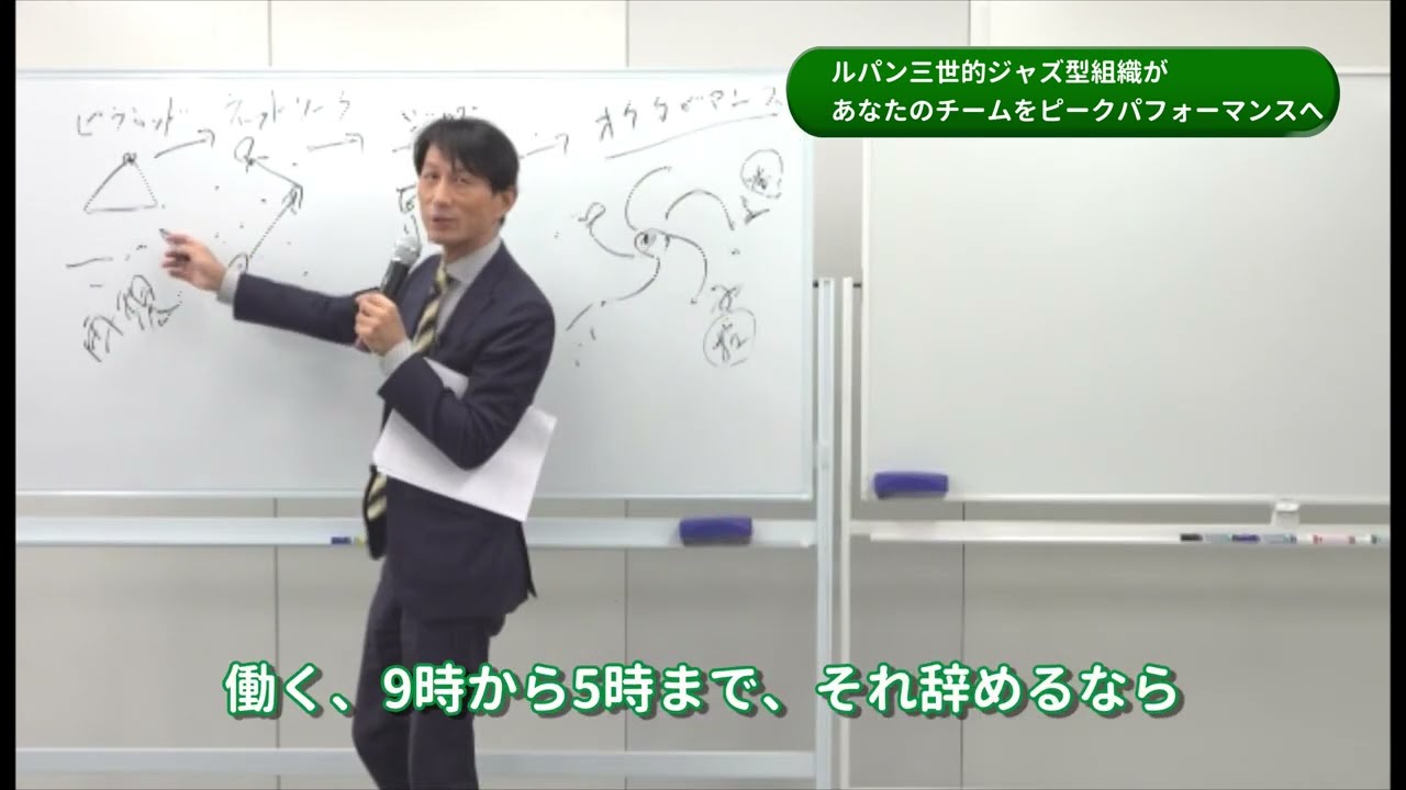 ピラミッド社会【ルパン三世期的ジャズ型組織があなたのチームをピークパフォーマンスへ】