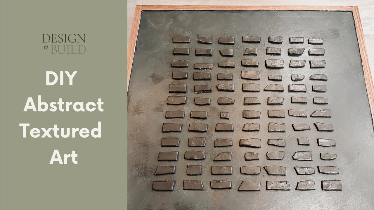 DIY Abstract Textured Art