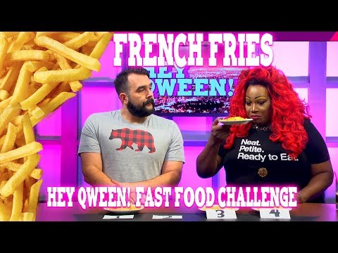 Fast Food Challenge- French Fries w/ Jonny and Lady Red Couture | Hey Qween